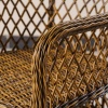 Кресло Уэльс ажурное плетение мореная лиственница