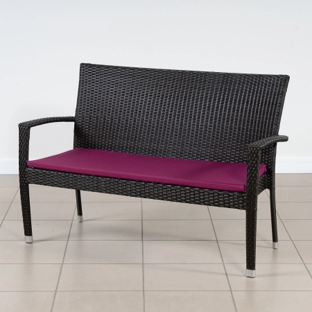 Композиция плетеной мебели БАЛИ/КРИТ (стол, 4 кресла и лавка)