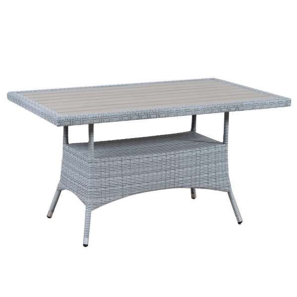 СТОЛ ИЗ ИСКУССТВЕННОГО РОТАНГА КРИТ  ДЕКИНГ  160Х86 СМ 8486 СТОЛ ИЗ ИСКУССТВЕННОГО РОТАНГА КРИТ  ДЕКИНГ  160Х86 СМ 8486