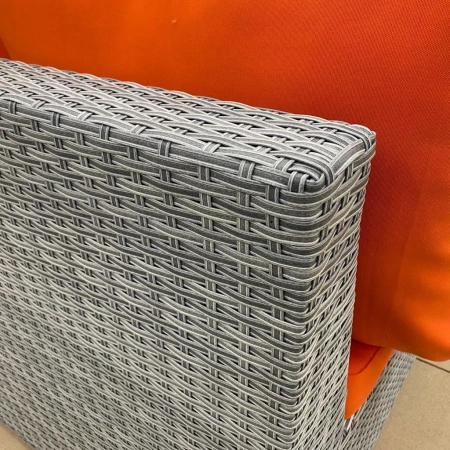 Комплект плетеной мебели ИБИЦА жгут 8486 с подушками ткань 13821