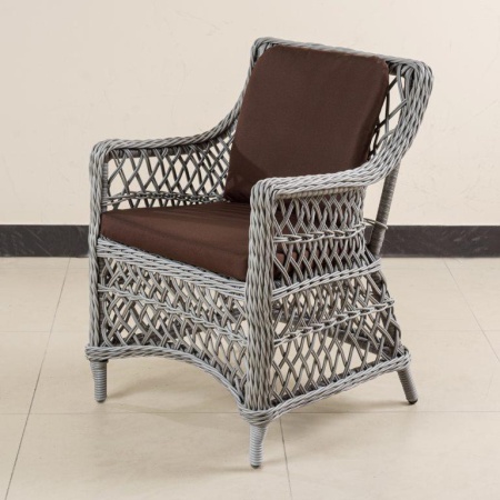 Кресло Марсель ромб без подушки лунный эбен