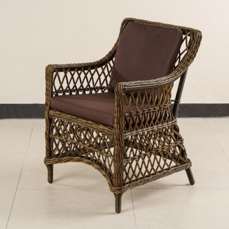 Кресло Марсель ромб без подушки мореная лиственница 