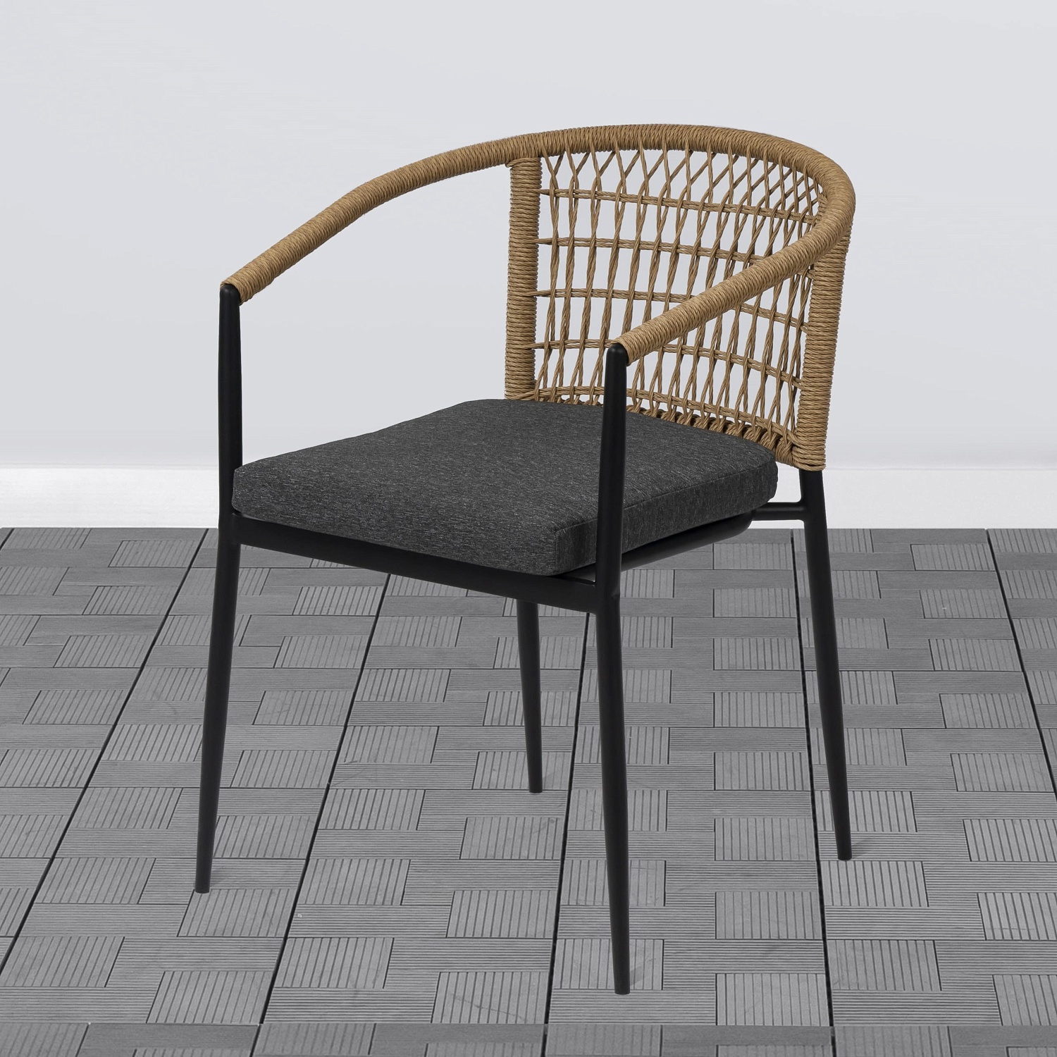 Кресло ФЛОРЕНС X жгут 32807 каркас 9005 муар