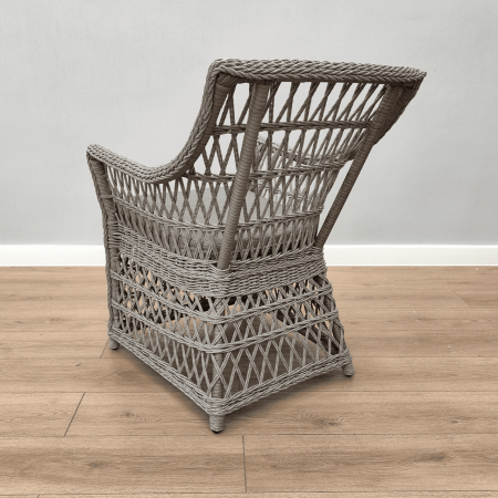 Кресло Сардиния обеденное жгут 70372 с подушками ткань 603.804