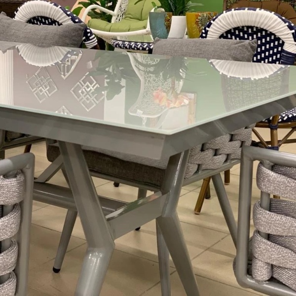 Комплект мебели Berlin (стол обеденный+6 кресел) Комплект мебели Berlin (стол обеденный+6 кресел)