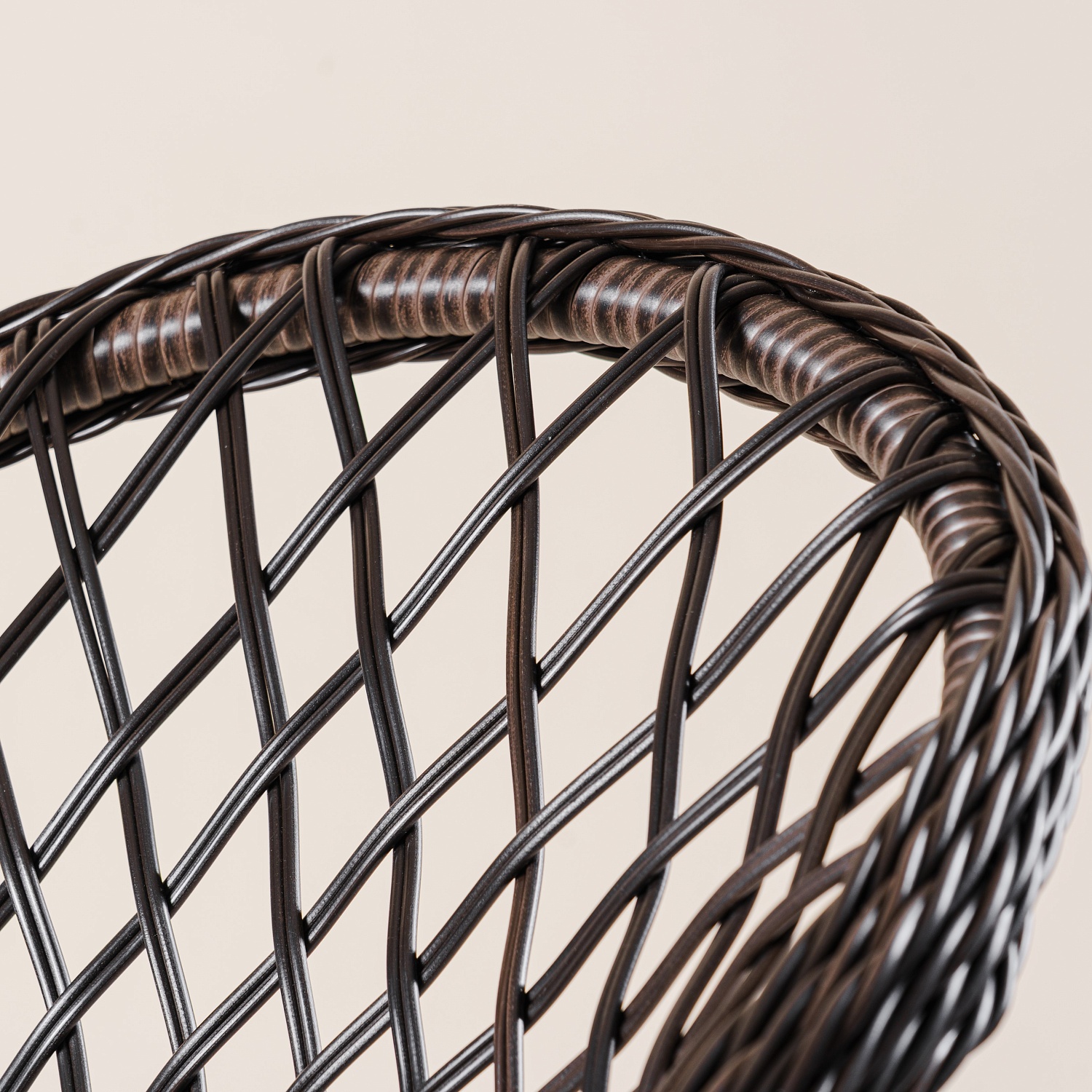 Кресло Уэльс ажурное плетение с подушкой