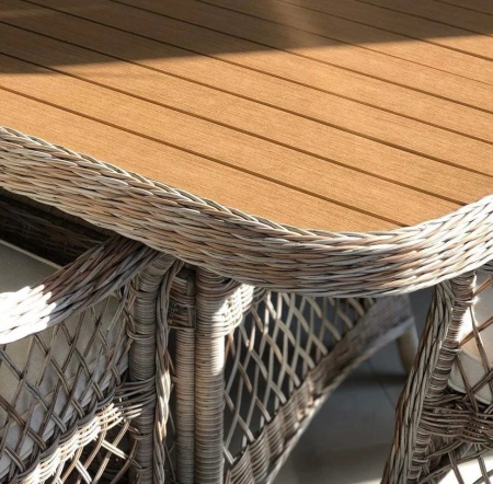 Комплект мебели Madison обеденный (стол+6 кресел) натурал Комплект мебели Madison обеденный (стол+6 кресел) натурал