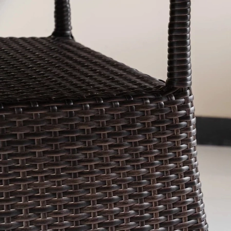 Комплект плетеной мебели Милан со столом 130 см, цвет: мокко Комплект плетеной мебели Милан со столом 130 см, цвет: мокко