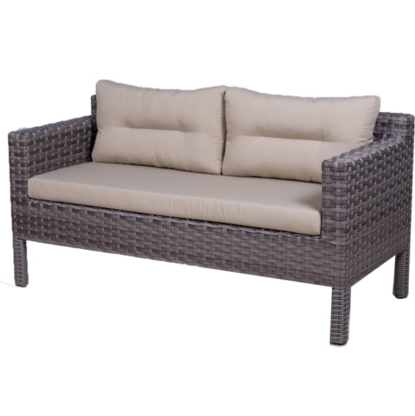 ПЛЕТЕНАЯ СОФА РОДОС С ПОДУШКАМИ жгут 7262/7425 ПЛЕТЕНАЯ СОФА РОДОС С ПОДУШКАМИ жгут 7262/7425