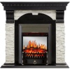 Каминокомплект Dublin с очагами Fobos, Aspen Black, Majestic