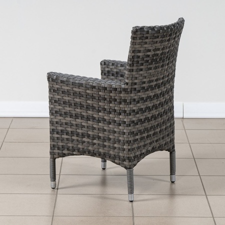 ПЛЕТЕНОЕ КРЕСЛО КИПР С ПОДУШКОЙ жгут 7262/7425