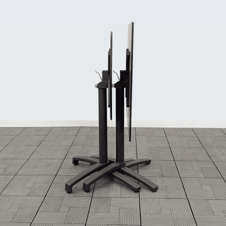 Столик кофейный AKSU каркас антрацит 70х70х72