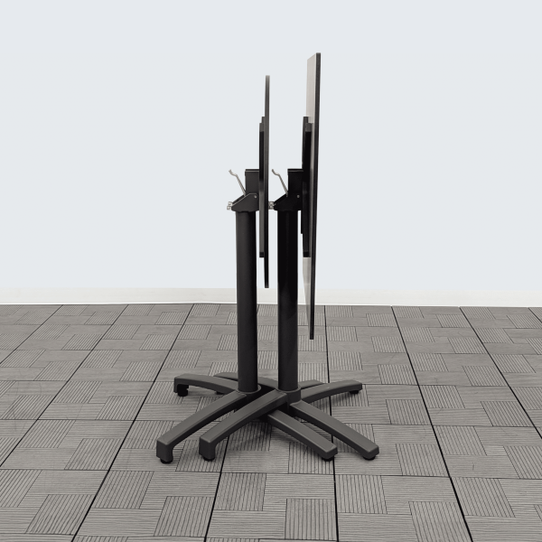 Столик кофейный AKSU каркас антрацит 70х70х72 Столик кофейный AKSU каркас антрацит 70х70х72