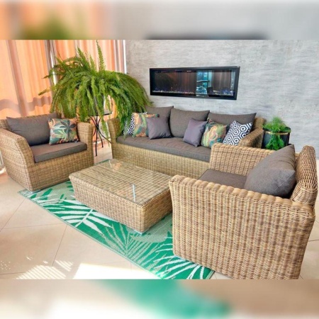 Комплект из искусственного ротанга Скарлетт с 3х-местным диваном Комплект из искусственного ротанга Скарлетт с 3х-местным диваном