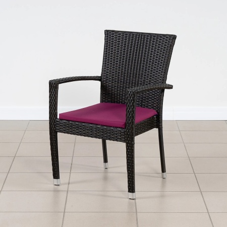 Композиция плетеной мебели БАЛИ/КРИТ (стол, 4 кресла и лавка)