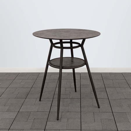 Стол РИЦА-2 D-65 HPL булат каркас 9005