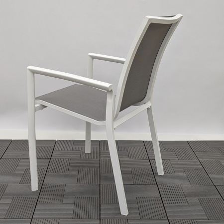 Стул из текстилена Техно белый