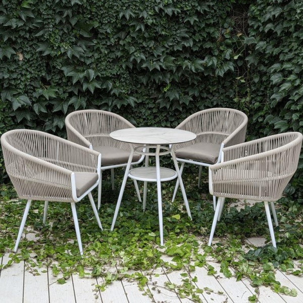 Кресло РИЦА роуп CHD6-03 с подушкой ткань 14817 каркас 9003 Кресло РИЦА роуп CHD6-03 с подушкой ткань 14817 каркас 9003