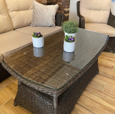 Комплект плетеной мебели Корфу лаунж в полной комплектации Комплект плетеной мебели Корфу лаунж в полной комплектации