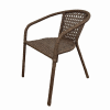 Плетеный стул Brown коричневый