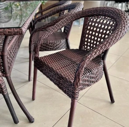 Комплект плетеной мебели Dagni ( стол 180 см + 8 кресел) шок