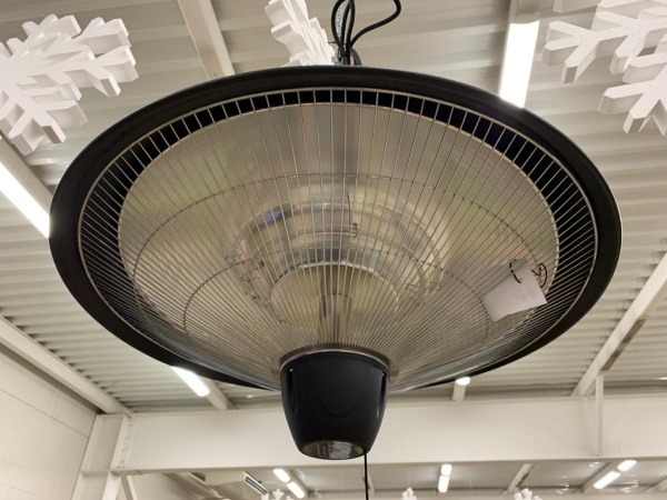 Уличный инфракрасный обогреватель подвесной (2000W) арт.41573/41575/41577