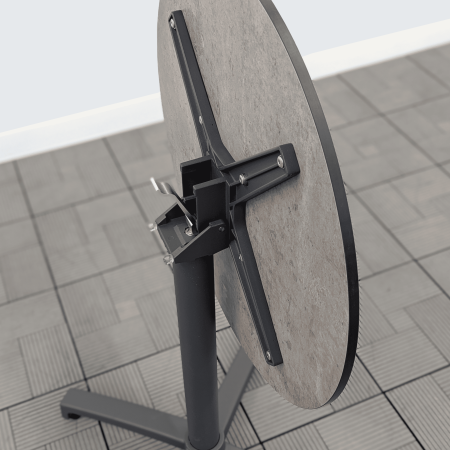 Столик кофейный AKSU D-60 каркас антрацит