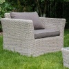 Комплект из искусственного ротанга Скарлетт с 3х-местным диваном серый Комплект из искусственного ротанга Скарлетт с 3х-местным диваном серый