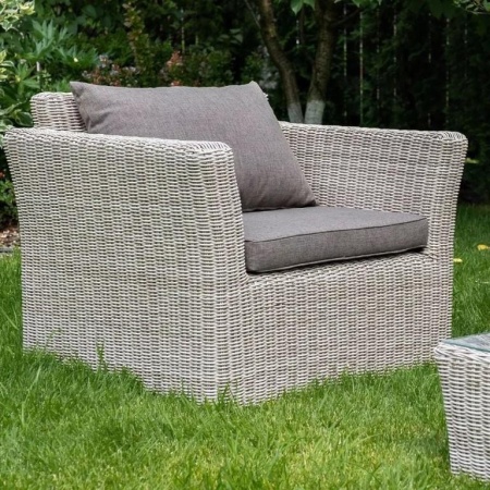 Комплект из искусственного ротанга Скарлетт с 3х-местным диваном серый Комплект из искусственного ротанга Скарлетт с 3х-местным диваном серый