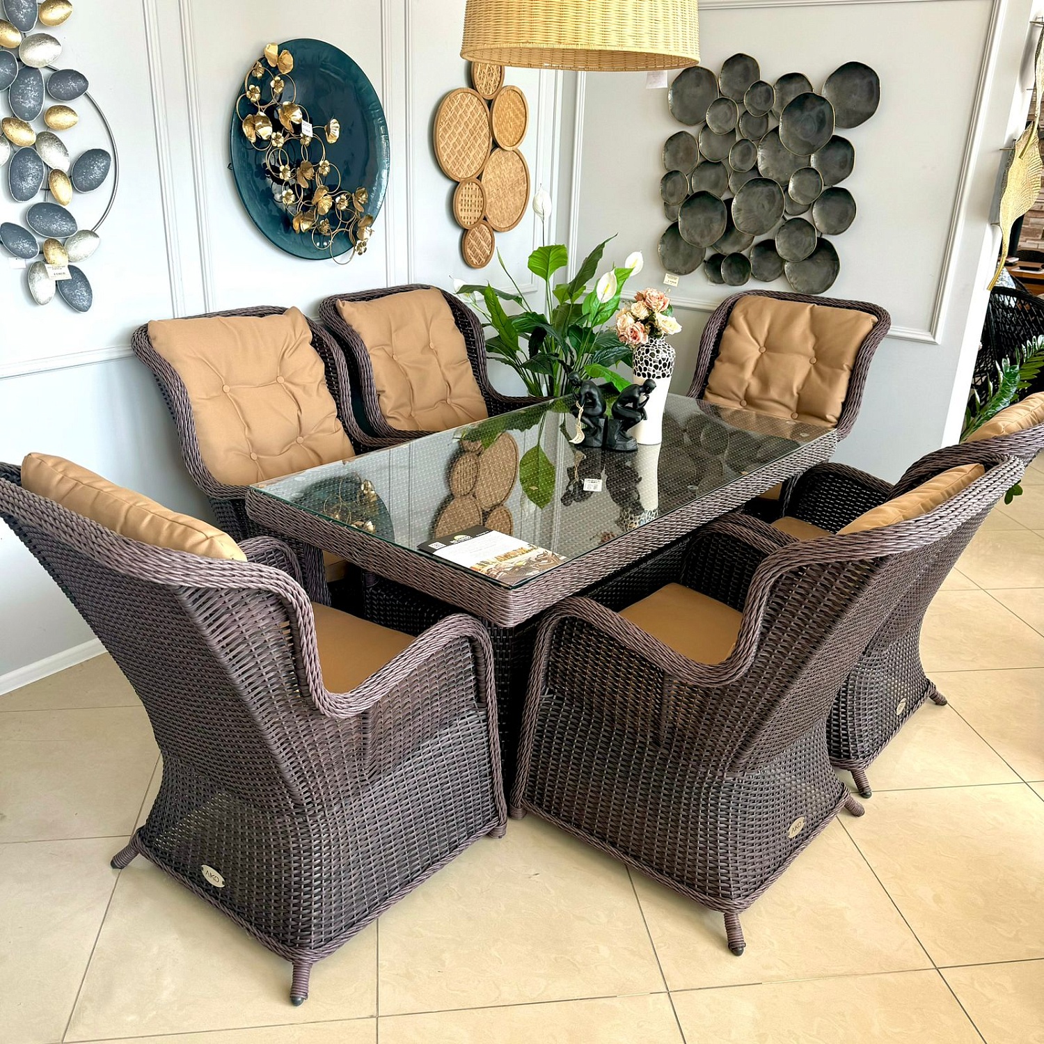 Комплект плетеной мебели Валенсия-7 Комплект плетеной мебели Валенсия-7