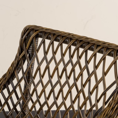 Кресло Марсель ромб без подушки мореная лиственница 