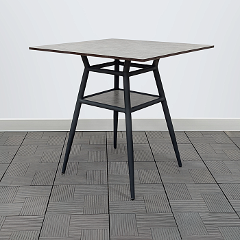 РИЦА-2 Стол 650*650 арт.Северный камень 7016муар