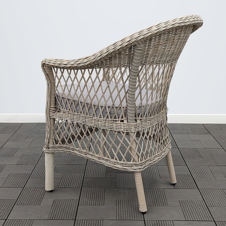 Кресло обеденное МЭДИСОН с подушкой жгут 9677