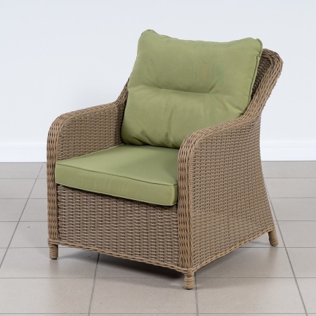 КРЕСЛО РИО-ГРАНДЕ С ПОДУШКАМИ жгут 31614