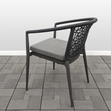 Кресло обеденное ФЛОРА с подушкой