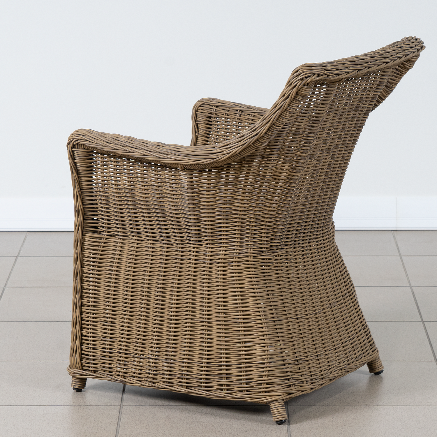 ПЛЕТЕНОЕ КРЕСЛО КОРФУ ОБЕДЕННОЕ С ПОДУШКОЙ