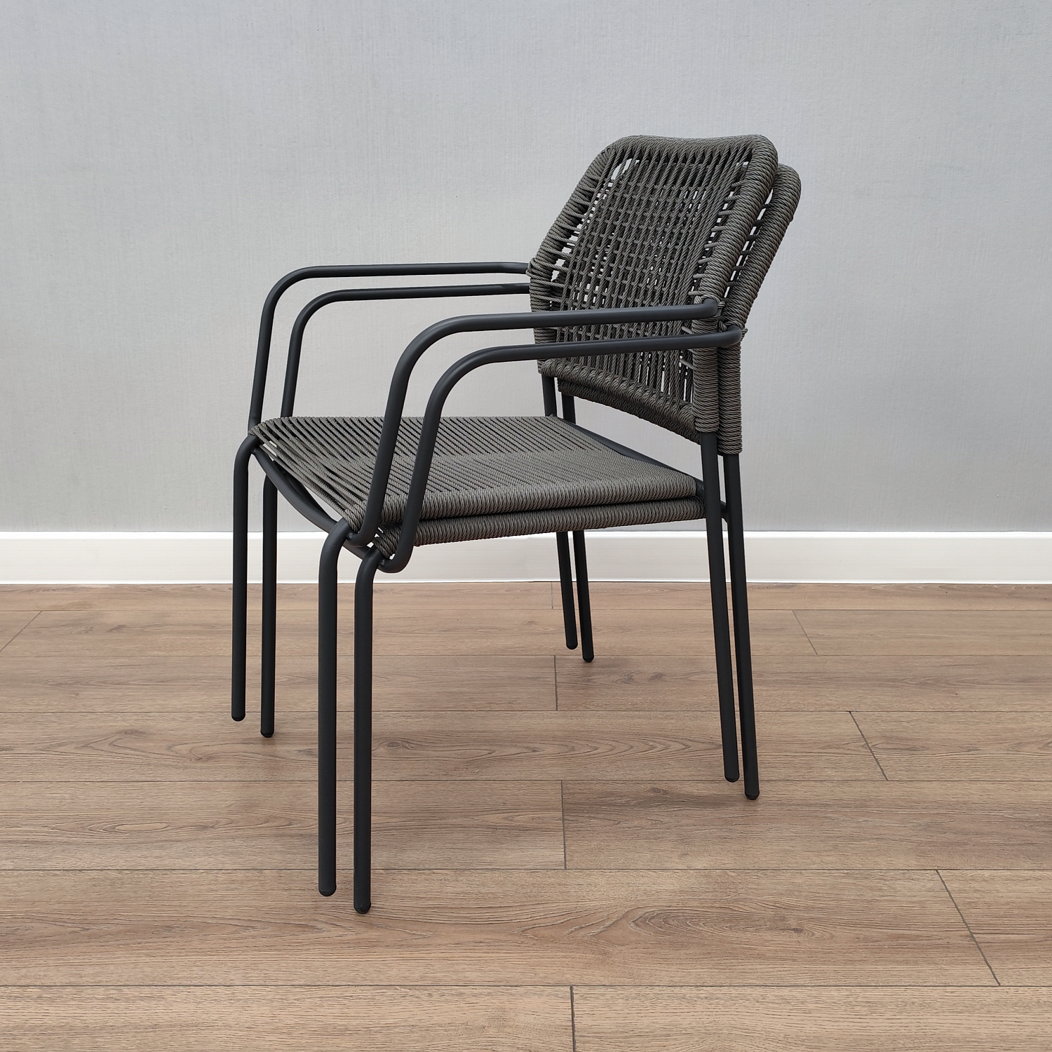 Кресло MENORCA серый/антрацит