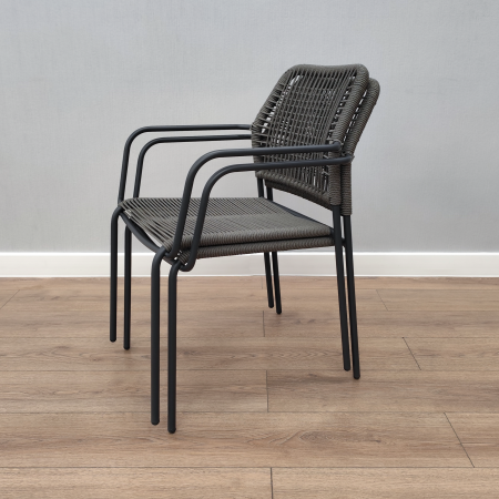 Кресло MENORCA серый/антрацит