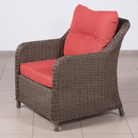 КРЕСЛО РИО-ГРАНДЕ С ПОДУШКАМИ жгут 30832