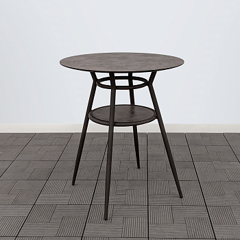 Стол РИЦА-2 D-65 HPL булат каркас 9005