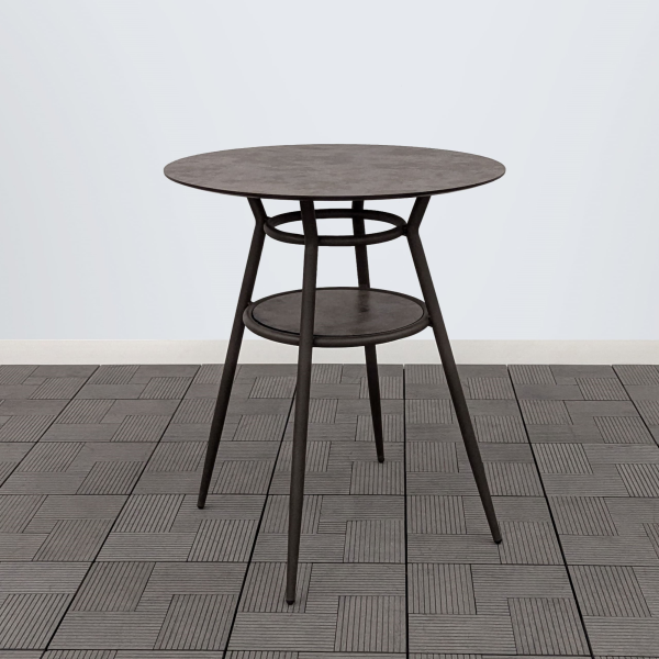 Стол РИЦА-2 D-65 HPL булат каркас 9005