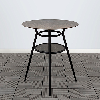 Стол РИЦА-2 D-65 HPL верона каркас 9005