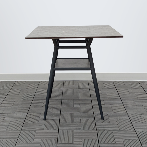 РИЦА-2 Стол 650*650 арт.Северный камень 7016муар