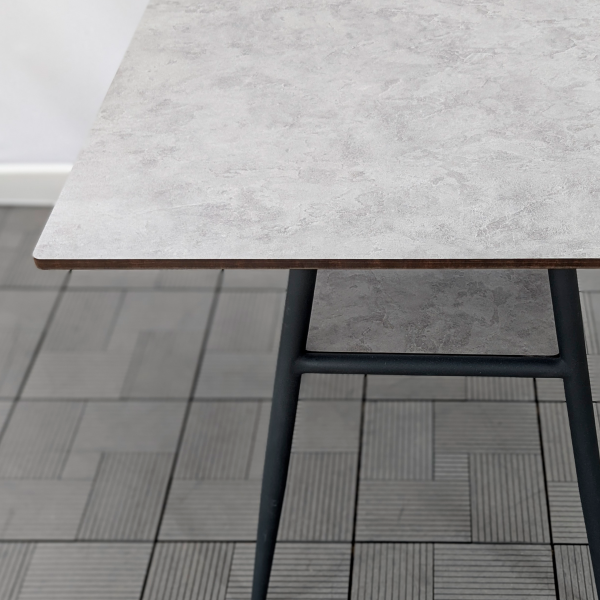 РИЦА-2 Стол 650*650 арт.Северный камень 7016муар