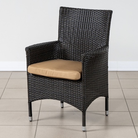 ПЛЕТЕНОЕ КРЕСЛО КИПР С ПОДУШКОЙ жгут 30834 ПЛЕТЕНОЕ КРЕСЛО КИПР С ПОДУШКОЙ жгут 30834