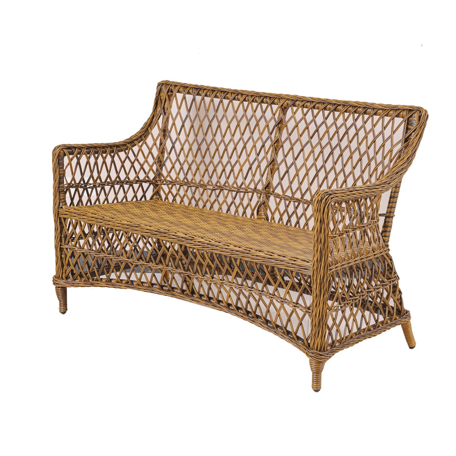 Плетеная Софа Марсель 2х-местная (плетение ромб) Плетеная Софа Марсель 2х-местная (плетение ромб)