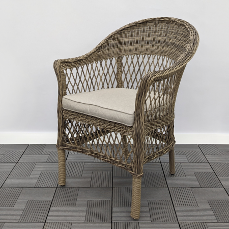 Кресло обеденное МЭДИСОН с подушкой жгут 31614