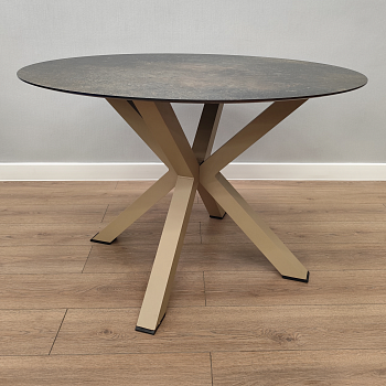 Стол ЛАДОГА D-110 HPL мрамор верона каркас GX056 муар