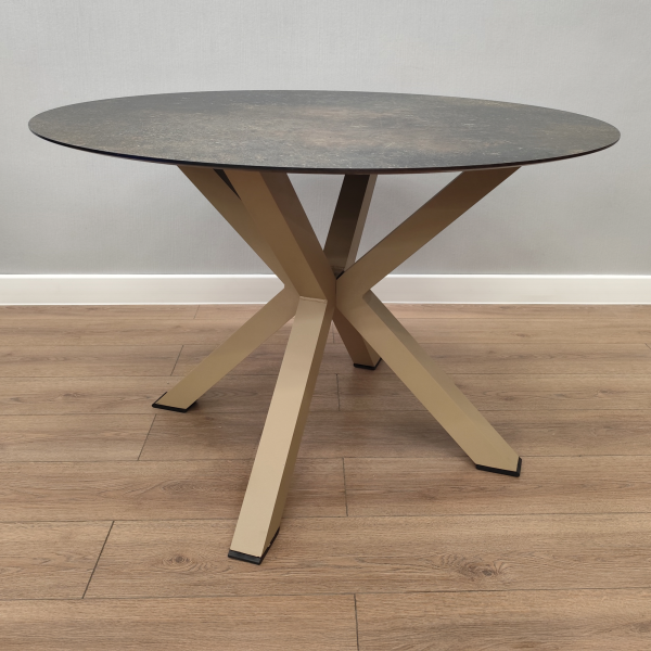 Стол ЛАДОГА D-110 HPL мрамор верона каркас GX056 муар