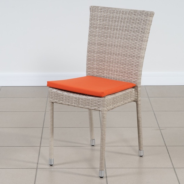 ПЛЕТЕНЫЙ СТУЛ КРЫМ С ПОДУШКОЙ жгут 9677